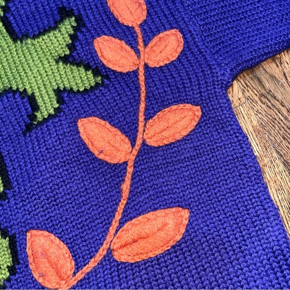 The Limited | Vintage 80s Colorful Knit Sweater size SP - Picture 3 of 7